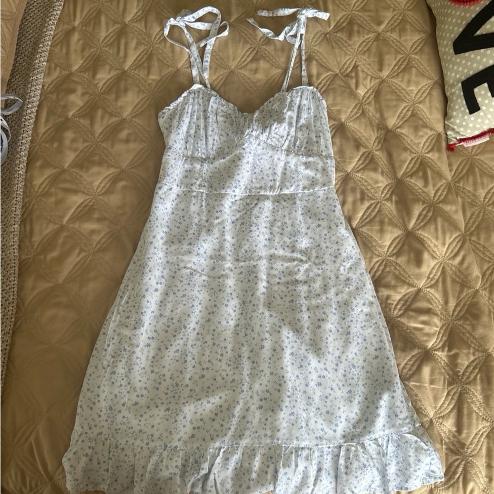 Hollister Floral Spaghetti Strap Dress